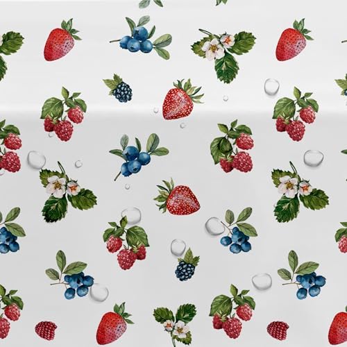 Berry Birthday Tablecloth - 3 Pcs 54in x 108in