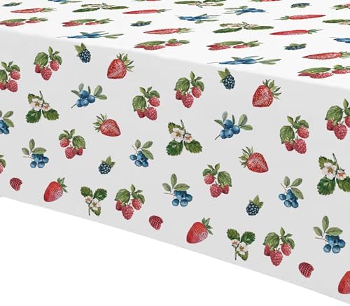 Berry Birthday Tablecloth - 3 Pcs 54in x 108in