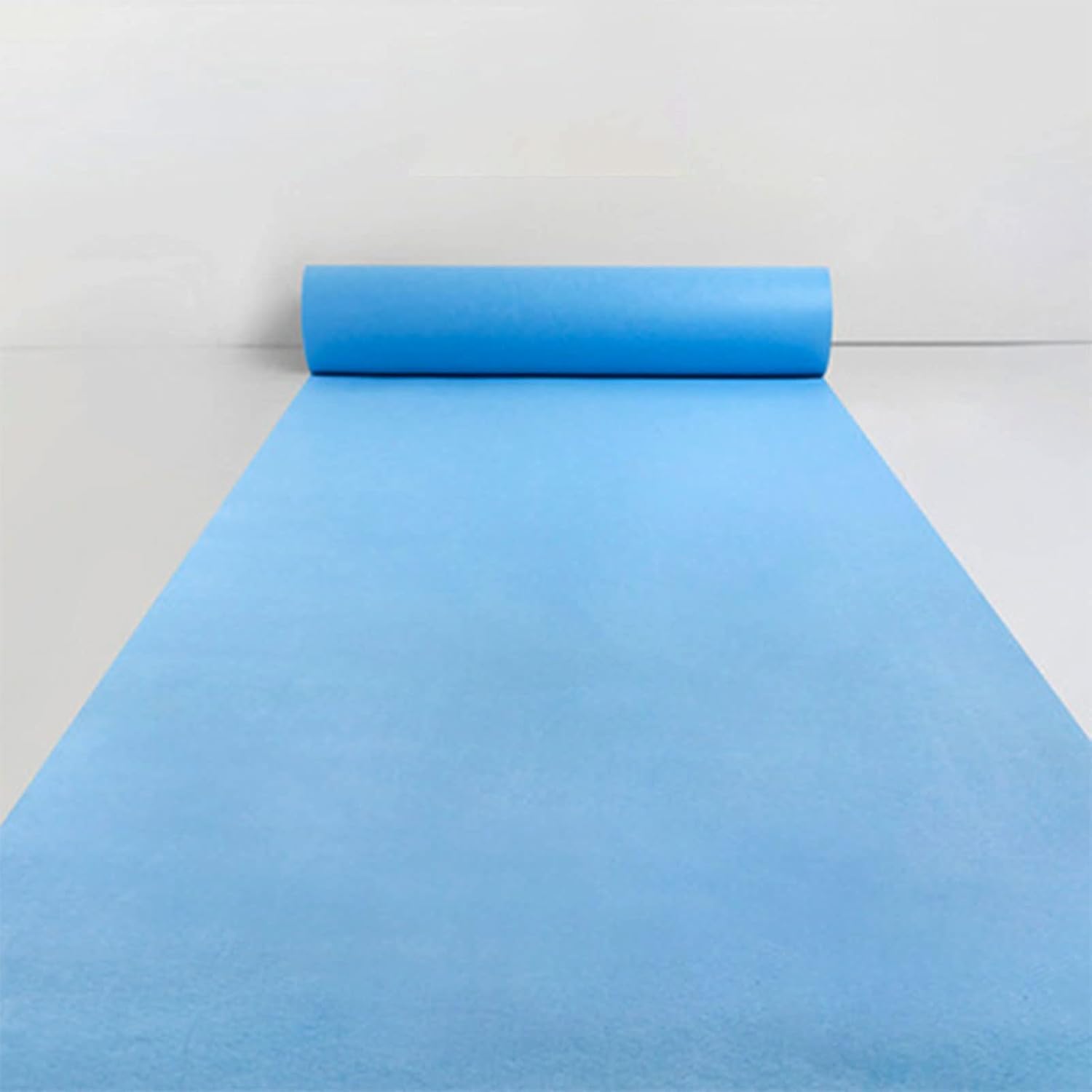 Blue Wedding Aisle Runner Carpet 12x50m Non-Slip Wear-Resistant