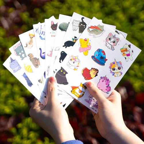 96PCS Cat Pet Animal Paw Temporary Tattoos for Kids