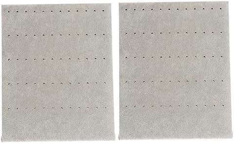 KESYOO 2pcs Vertical Earring Stand Flannelette Jewelry Display Holder for Earrings and Accessories