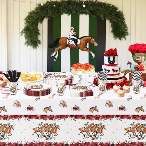 Derby Day Party Decorations Set for 24 Guests