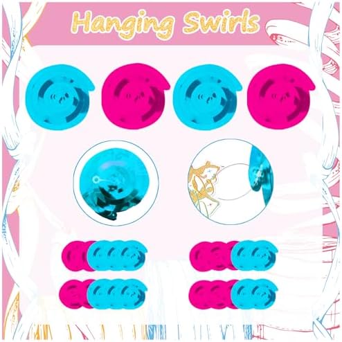 20 Pcs Gymnastics Hanging Streamers with Double Sided Print for Birthday Party Decor