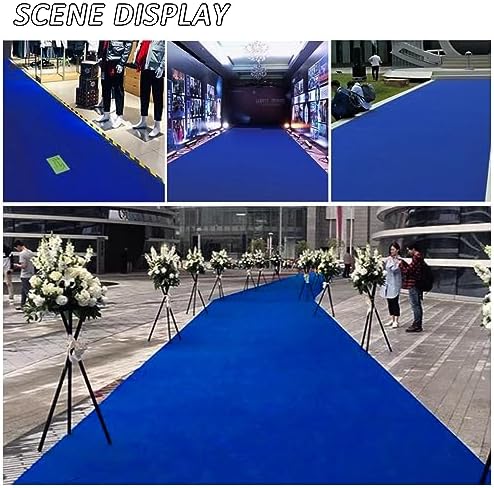 Blue Runner Runway Rug Wedding Aisle Carpet 2mm Thickness