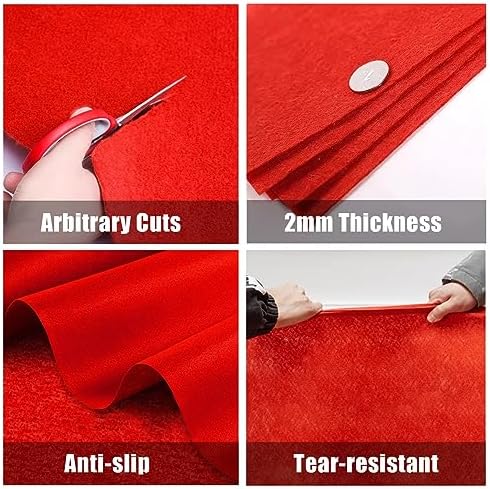 Red Carpet Runner for Wedding Ceremony and Event Decor