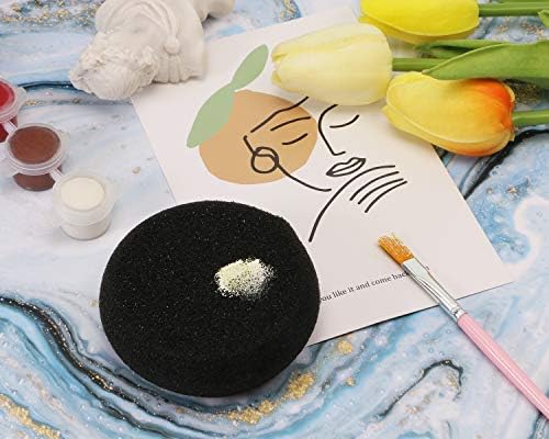 Penta Angel Paint Sponges 6PCS Round Foam Painting Brushes for Art Crafts DIY