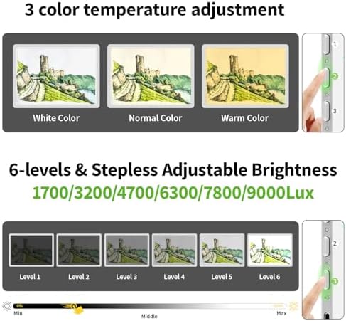 Zocelight A4 Light Pad with Bag 9000Lux Rechargeable