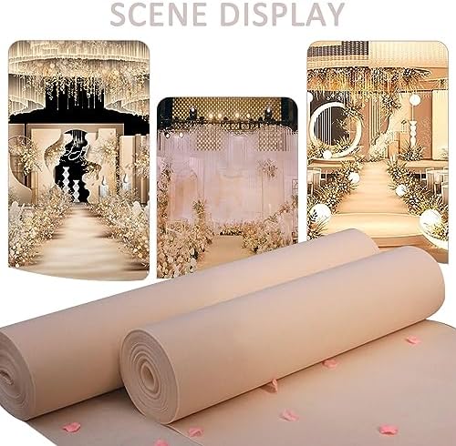 Champagne Wedding Aisle Runner Carpet Rug for Events