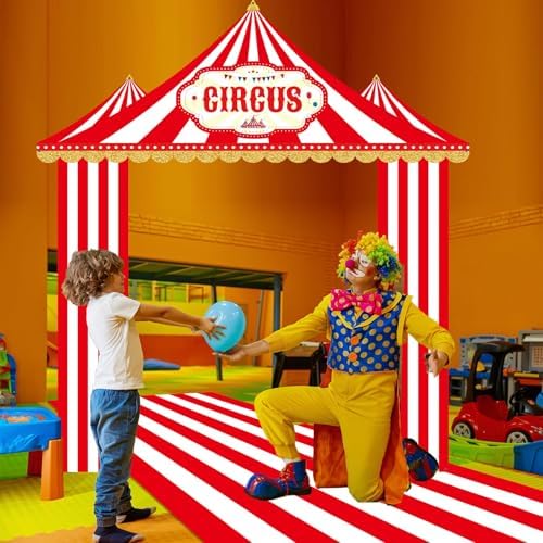 4 Pcs Circus Tent Decorations for Birthday Party