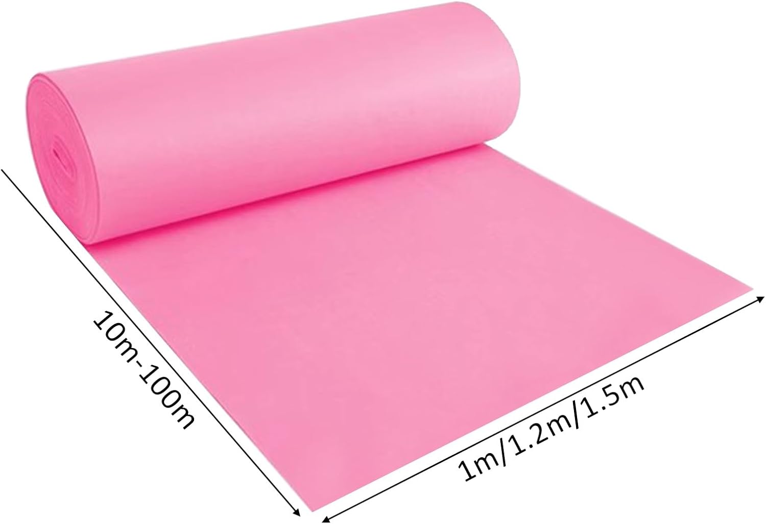 Pink Aisle Runner Carpet 15x30m Non-Slip Wedding Decor