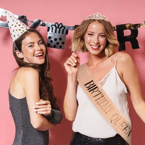 Semato Birthday Queen Crown and Sash Kit