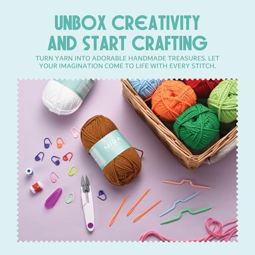 Mira HandCrafts Crochet Kit for Beginners