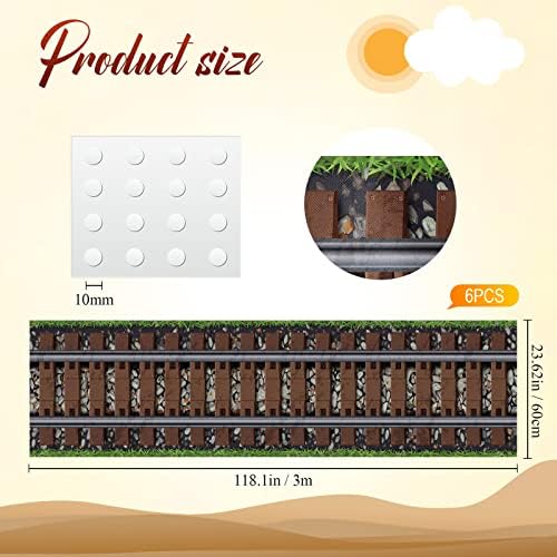TaoBary 24 Inch x 10 Ft Western Theme Aisle Runner