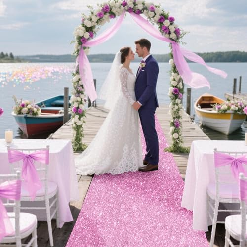 Glitter Carpet Runner for Party - 26FTx15FT