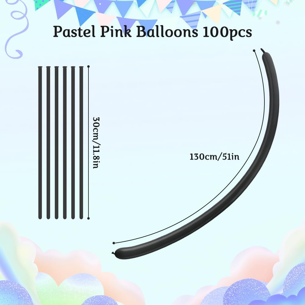 260pcs Black Animal Balloons for Halloween Arch and Party Decorations