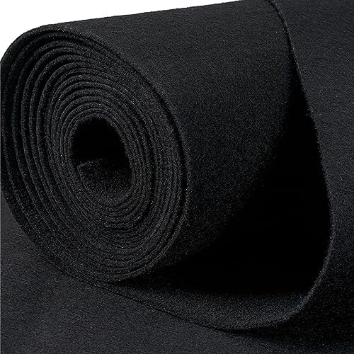 Black Wedding Aisle Runner 2mm Non-Slip Carpet