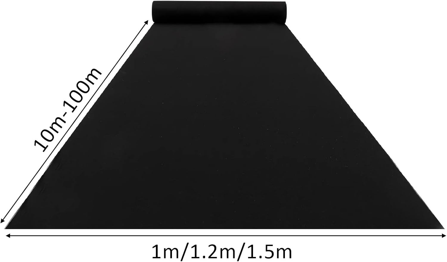 Lanmmraifc Wedding Aisle Runner 10m 20m Non-Slip Carpet