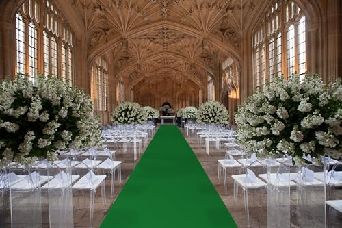 Grass Green Carpet Runner for Party 26x15ft