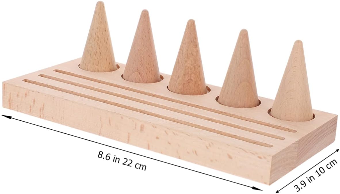 GALPADA 1set Simple Display Rack for Jewelry Cones and Earrings