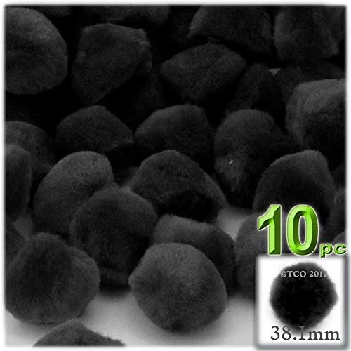 The Crafts Outlet 10-Piece Yellow Pom Poms