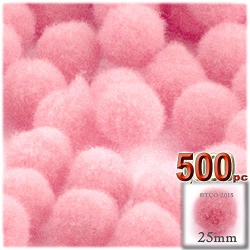 The Crafts Outlet 500-Piece Purple Pom Poms 1