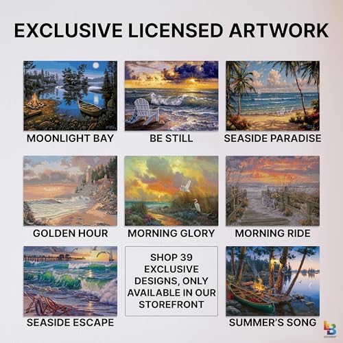 Ledgebay Paint by Numbers Kit for Adults Framed Canvas