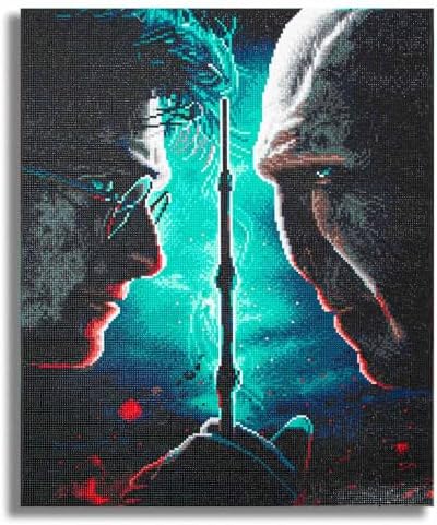 CRAFTHUB Harry Potter Diamond Art Kit - 5D Painting with Light Pens