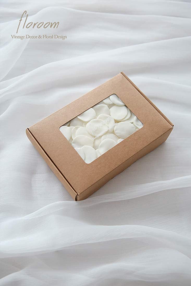 Floroom 500PCS Rose Petals for Wedding Decorations
