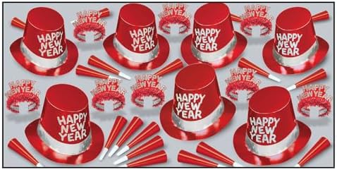 Beistle New Year Party Assortment for 50 Guests