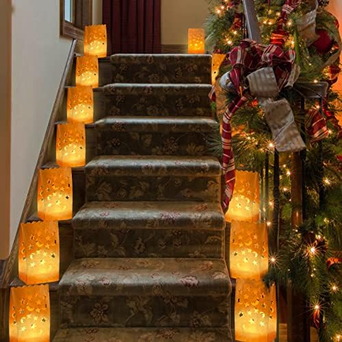 70PCS White Luminary Lantern Bags for Events