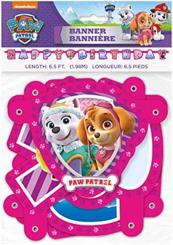 Paw Patrol Girl Pink Party Supplies Bundle
