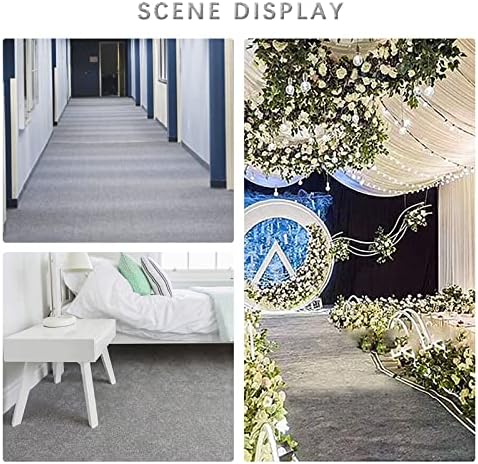Grey Aisle Runner Carpet Wedding Rug 15x30m