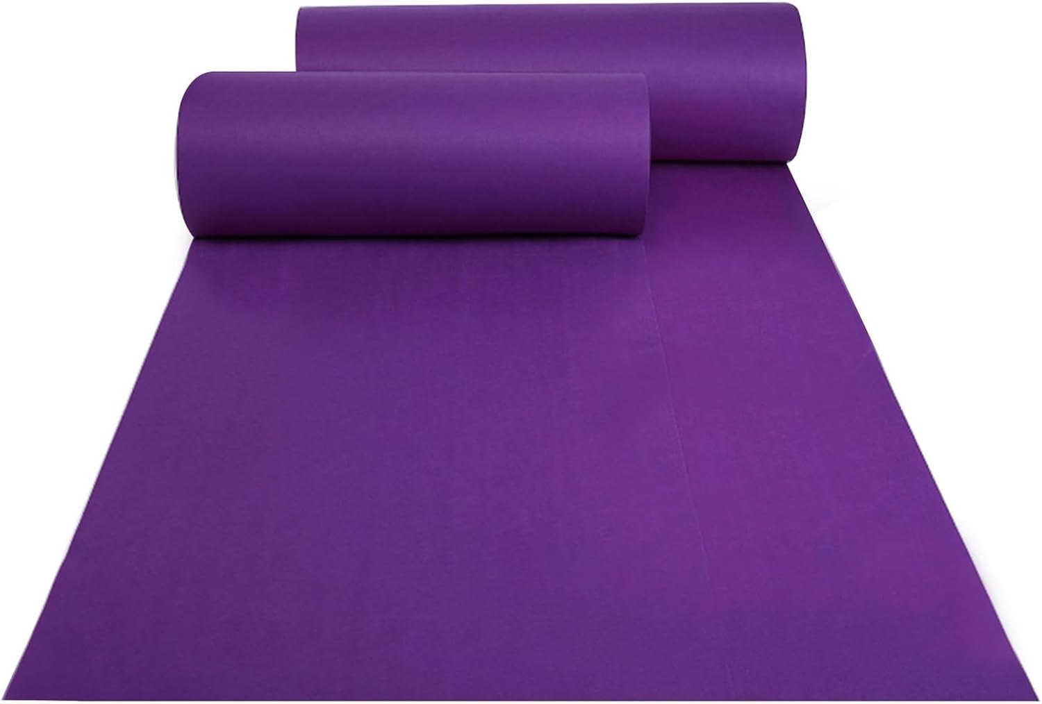 Lanmmraifc Purple Aisle Carpet Runner for Weddings and Parties