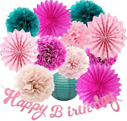 Happy Birthday Decorations for Women and Girls