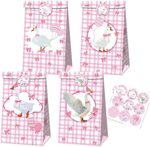 12 Pcs Pink Silly Goose Party Favors Supplies