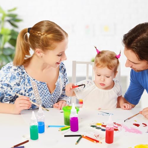 100 Pcs 17 Oz Plastic Squeeze Bottles for Paint Crafts Empty Sand Art Supplies with Leak-proof Top Caps