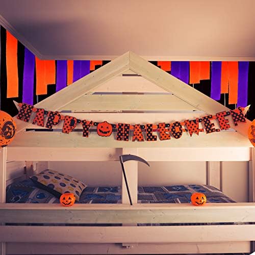 12 Rolls 836 Feet Halloween Crepe Paper Streamers