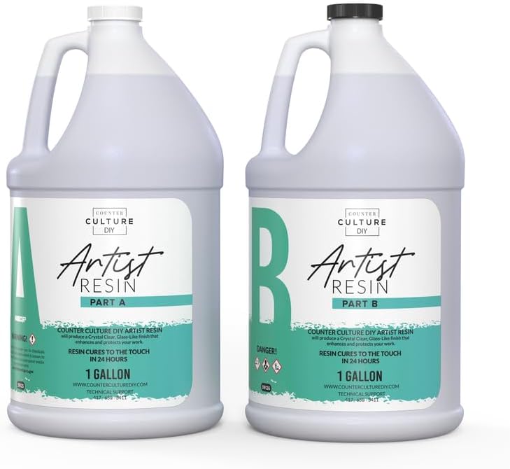 Counter Culture DIY Clear Artist Resin 2 Gallon Kit