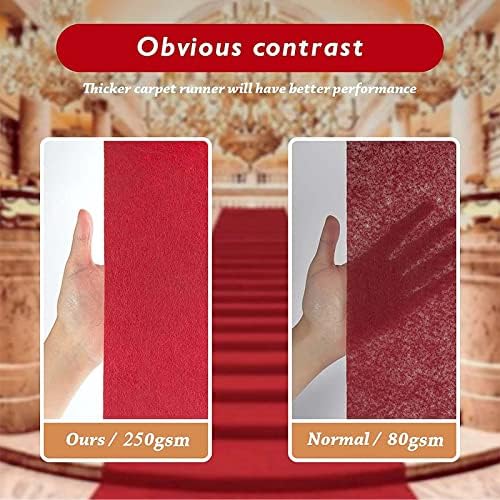 Premium White Wedding Aisle Runner 4x30ft Red Carpet Decor
