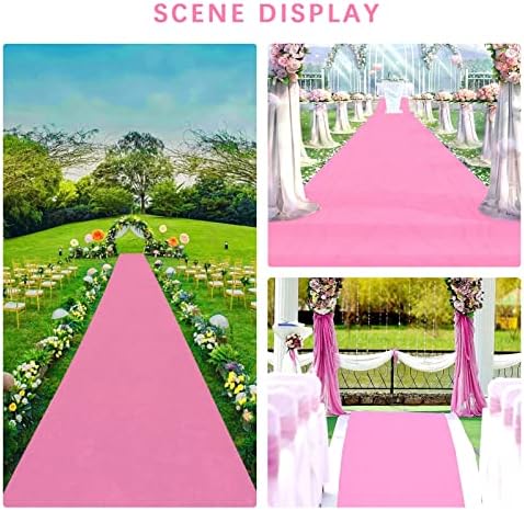 Pink Wedding Aisle Runner Carpet Rug Roll