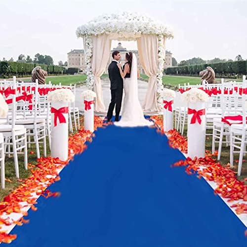 Blue Carpet Runner for Wedding Ceremony and Party