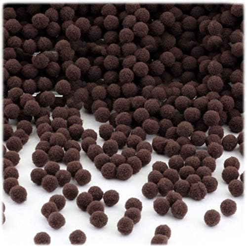 The Crafts Outlet 100 Piece Acrylic Pom Poms for Crafting
