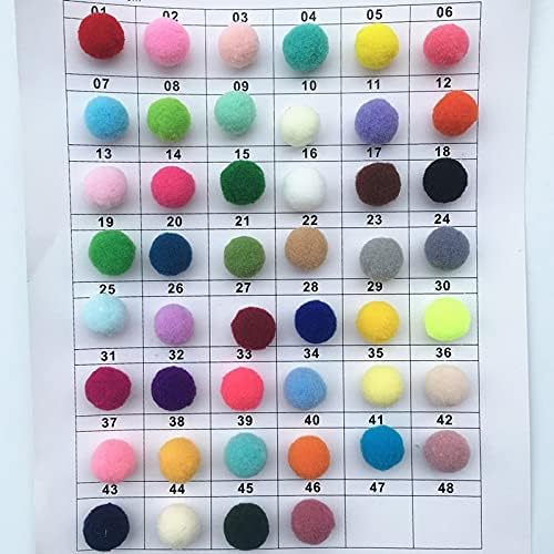 GIOTEL DIY Pom Poms 10mm Soft Fluffy Craft Supplies