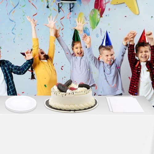 49Pcs White Party Decorations Set for Birthday Celebrations
