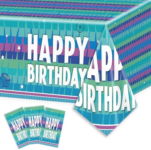 2PCS Video Games Tablecloths for Birthday Parties
