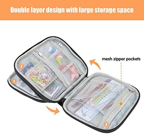ProCase Crochet Hook Organizer Case Up to 65 Inches