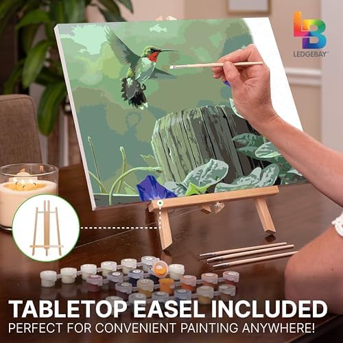 Ledgebay Paint by Numbers Kit for Adults Framed Canvas