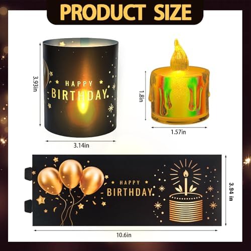 Nafhone Happy Birthday Table Centerpieces 8 Sets
