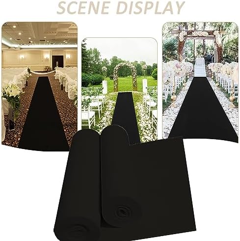 Lanmmraifc Wedding Aisle Runner 10m 20m Non-Slip Carpet