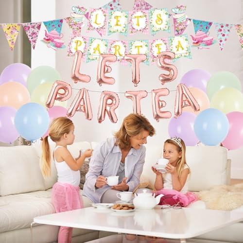 Floral Wonderland Tea Party Decor Set